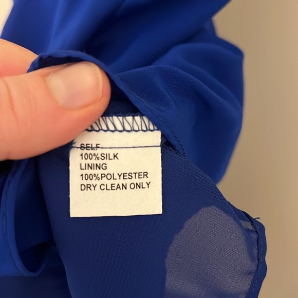 Single by Galina Sobolev 100% Silk Blogger Favorite High Low Fairy Dress Large - Picture 14 of 17